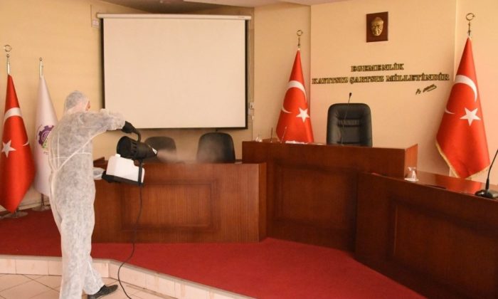 Karabük Özel İdare’den dezenfekte çalışmaları