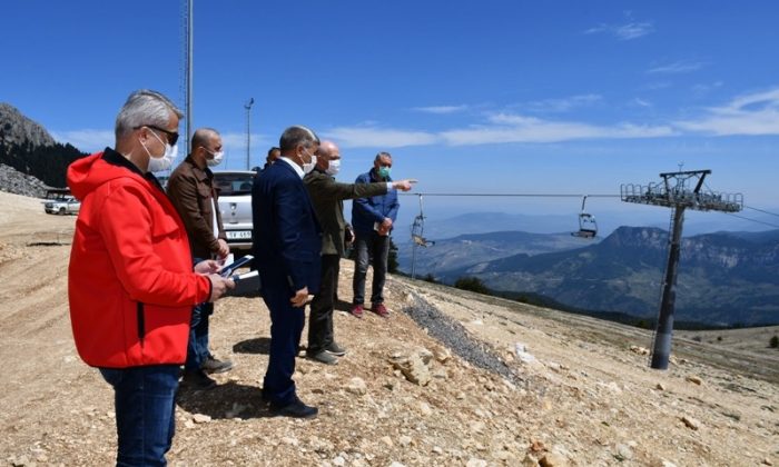 Keltepe Kayak Merkezi’nde kış sezonu hazırlıkları başladı
