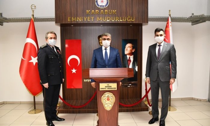 Vali Gürel’den Emniyet Müdürü Tuğ’a ziyaret