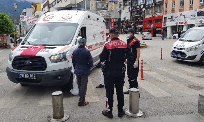 Karantina altındaki köyden kaçtı polislere yakalandı