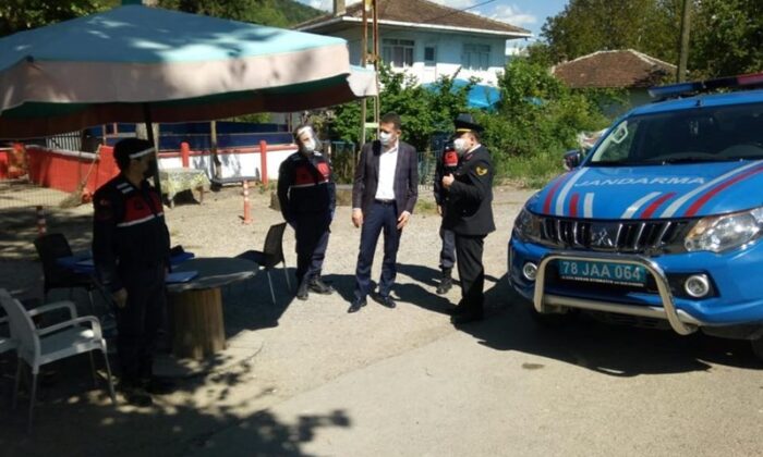 Kaymakam Ürkmezer kontrol noktalarını denetledi