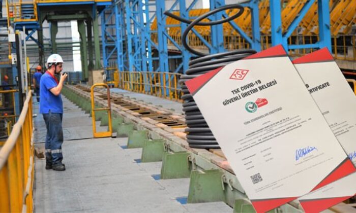 TSE’den KARDEMİR’e “Covid-19 Güvenli Üretim Belgesi”