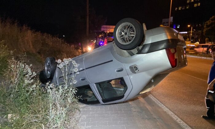 Alkollü Sürücü Yaralandı