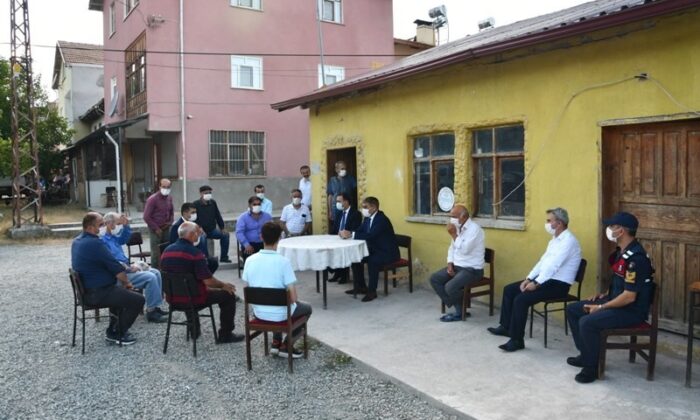 Vali Gürel’den köy ziyareti