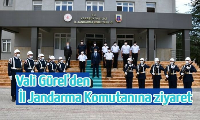 Vali Gürel’den İl Jandarma Komutanına ziyaret