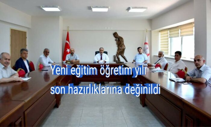 İlçe Millî Eğitim Müdürleri Kurulu Toplantısı Gerçekleştirildi