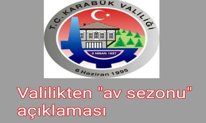 Valilikten “av sezonu” açıklaması