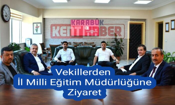 Milletvekillerinden İl Millî Eğitim Müdürü AKBAŞ’a Hayırlı Olsun Ziyareti