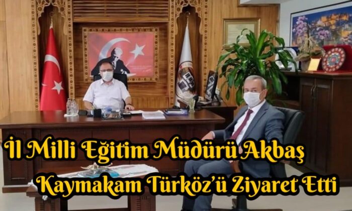 Nevzat Akbaş’tan Safranbolu Kaymakamına Hayırlı Olsun Ziyareti