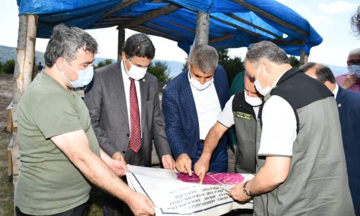 Vali Gürel ve Karabük Milletvekilleri Keltepe Bölgesinde incelemelerde bulundular.