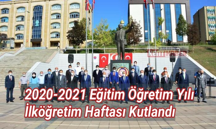 2020-2021 Eğitim Öğretim Yılı İlköğretim Haftası Kutlandı