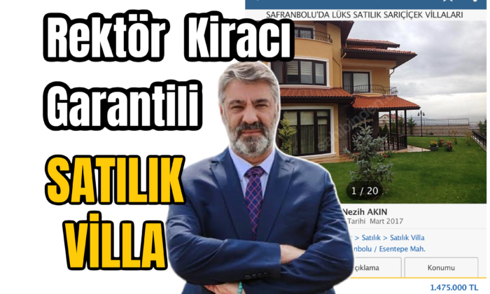 Rektör Kiracı Garantili Satılık Villa