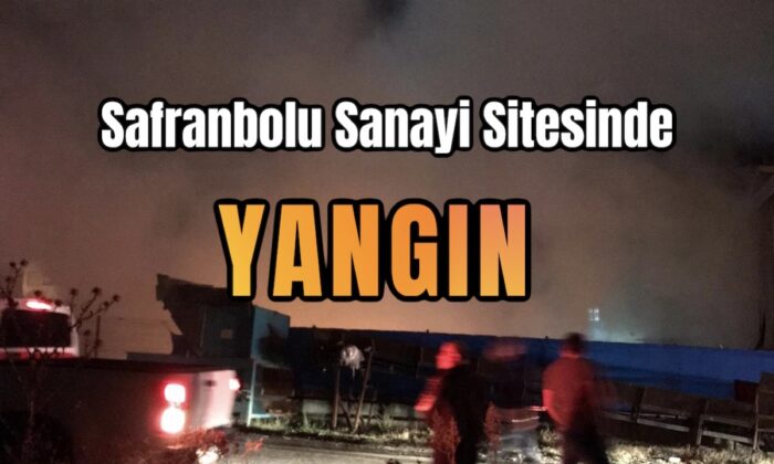Safranbolu Sanayi Sitesinde Yangın