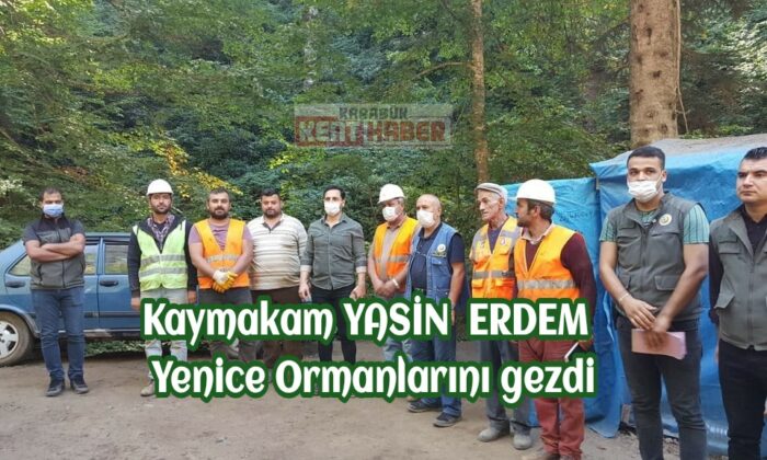 Kaymakam Erdem Yenice Ormanlarını gezdi