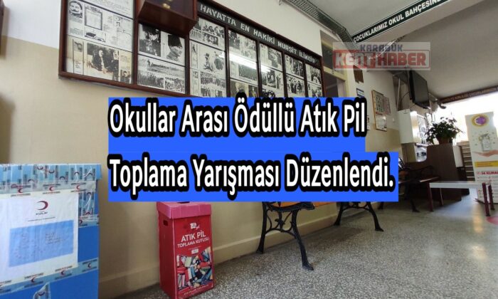 Safranbolu’da atık pil toplama yarışması