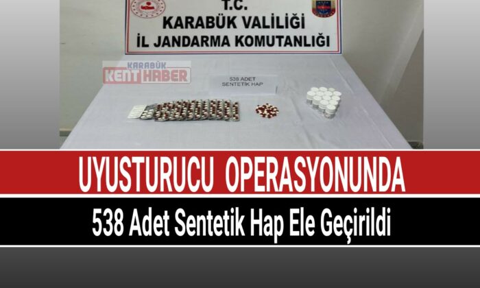 Karabük’te uyuşturucu operasyonu: 2 gözaltı