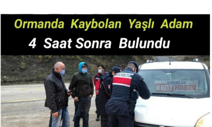 Ormanda mantar ararken kaybolan yaşlı adamı ekipler buldu