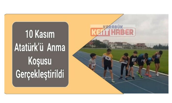 10 Kasım Atatürk’ü Anma Koşusu gerçekleştirildi
