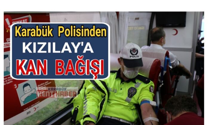 Covid-19 kan stoklarını azalttı, polisler kan bağışı yaparak destek verdi