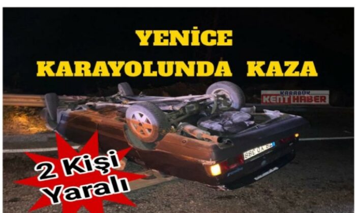Otomobil takla attı: 2 yaralı