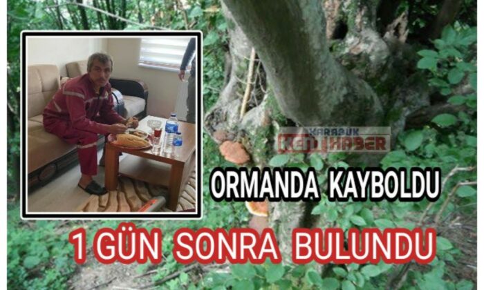 Mantar toplamak için çıktığı dağda kaybolan şahıs 1 gün sonra bulundu