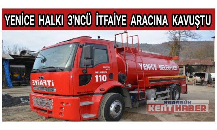 Açılan kampanya ile belediyeye yeni itfaiye alındı