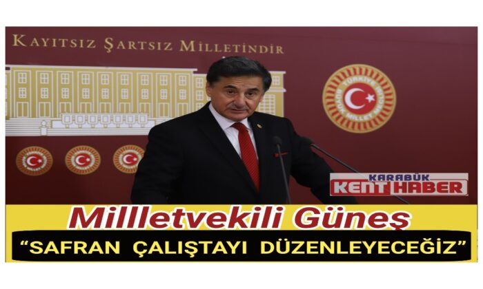 Millletvekili Güneş: “ Safran çalıştayı düzenleyeceğiz”