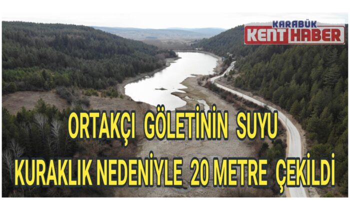 İlçenin içme suyunu besleyen göletlerde sular çekilmeye başladı