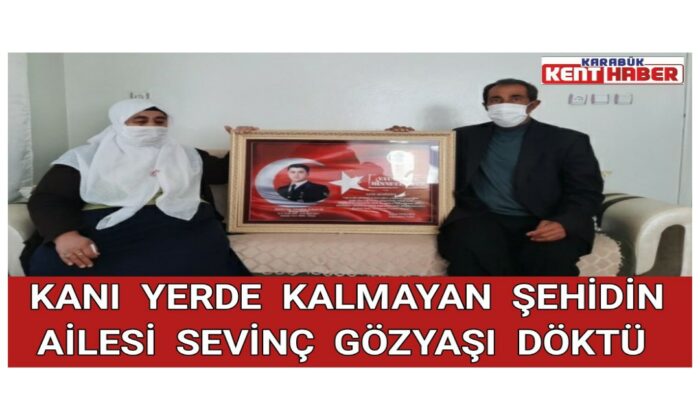 Kanı yerde kalmayan şehidin ailesi sevinç gözyaşı döktü