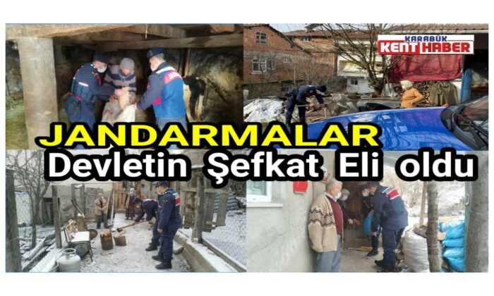 Jandarmalar Devletin şefkat eli oldu
