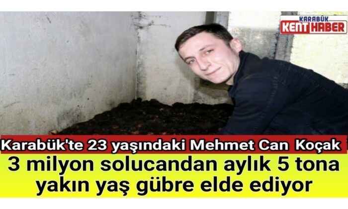 3 milyon solucandan aylık 5 tona yakın yaş gübre elde ediyor