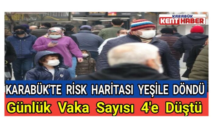 Karabük’te günlük vaka sayısı 4’e düştü