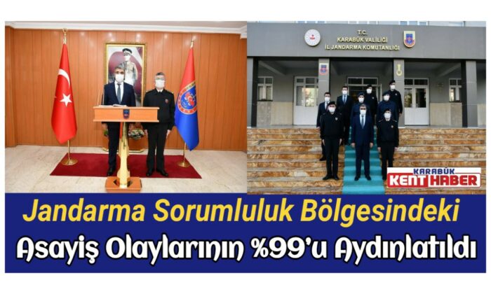 Jandarma Sorumluluk Bölgesindeki Asayiş Olaylarının %99’u Aydınlatıldı
