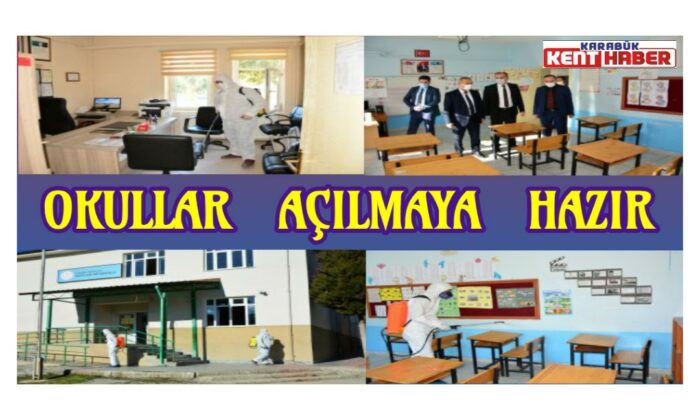 Okullar açılmaya hazır