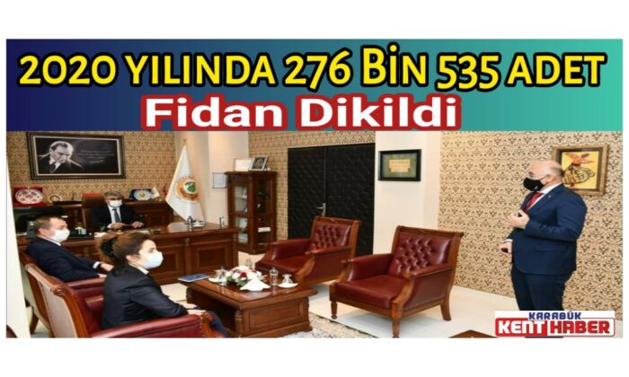 Ülkemizde Kurulan İlk Orman İşletme Müdürlüğü Olarak 2020 yılında 276 Bin 535 adet Fidan Dikildi