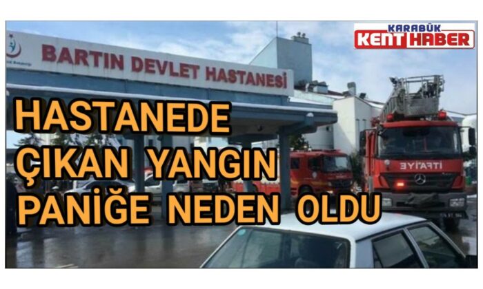 Hastanede çıkan yangın paniğe neden oldu