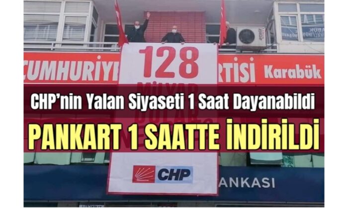 CHP’nin Yalan Siyaseti 1 Saat Dayanabildi