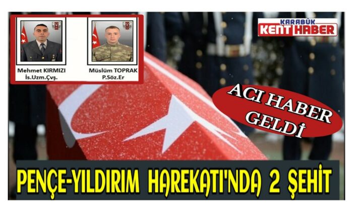 Pençe-Yıldırım Harekatı’nda 2 asker şehit oldu
