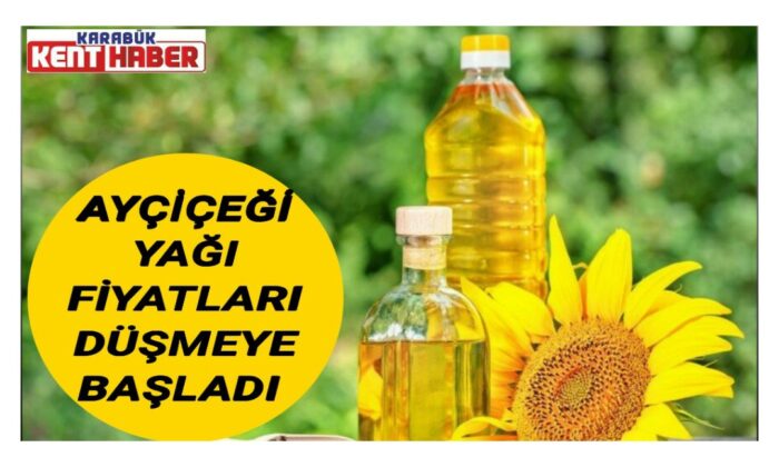 Ayçiçeği yağı fiyatları düşmeye başladı