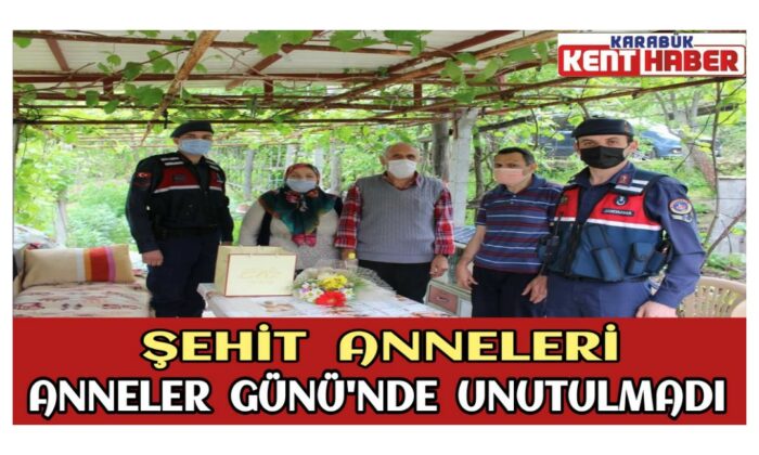 Karabük’te şehit anneleri “Anneler Günü”nde unutulmadı