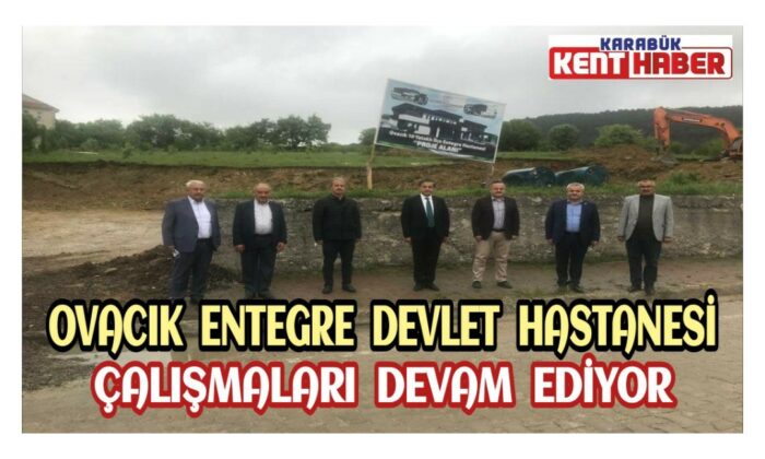Ovacık ilçesindeki entegre devlet hastanesi çalışmaları devam ediyor