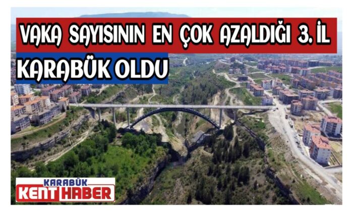 Vaka sayısının en çok azaldığı 3. İl Karabük oldu