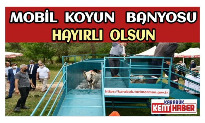 Mobil Koyun Banyosu Hayırlı Olsun