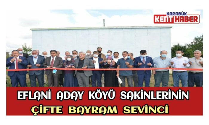 Eflani Aday Köyü Sakinlerinin Çifte Bayram Sevinci