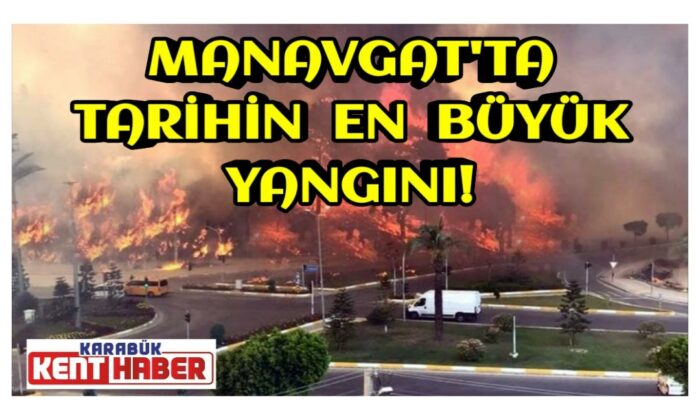 Manavgat’ta 4 farklı noktada büyük yangın!