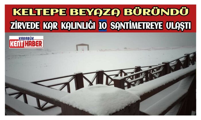 KELTEPE KAYAK MERKEZİ BEYAZA BÜRÜNDÜ
