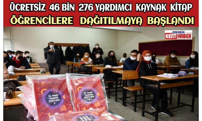Öğrencilere Ücretsiz 46 bin 276 Yardımcı Kaynak Destek Paketi
