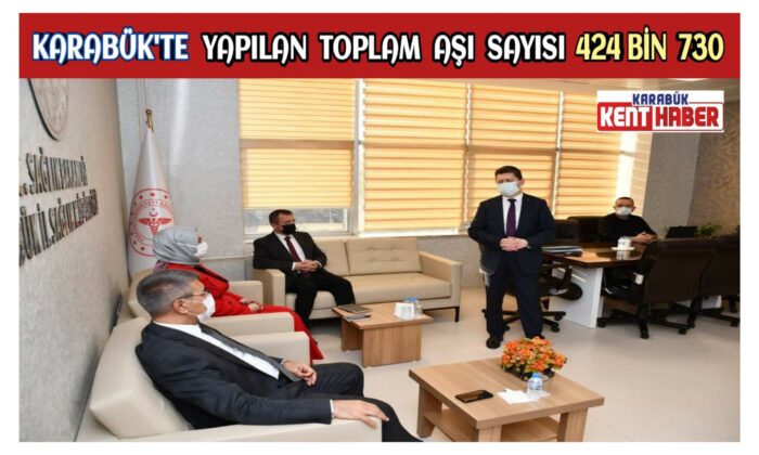 Karabük’te Yapılan Toplam Aşı Sayısı 424 Bin 730