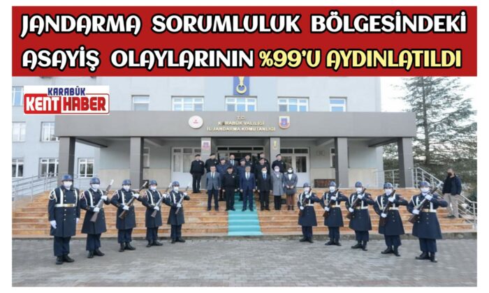 Jandarma Sorumluluk Bölgesindeki Asayiş Olaylarının %99’u Aydınlatıldı