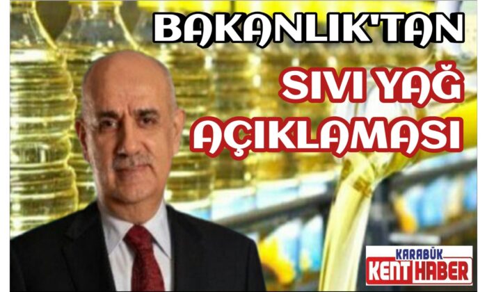Tarım Bakanlığı’ndan Sıvı Yağ Açıklaması